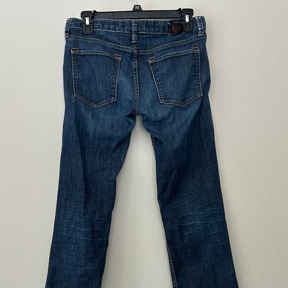 Banana Republic low rise straight leg denim jeans classic y2K style normcore 27 - Picture 7 of 10